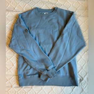 Baby blue cotton on crewneck sweatshirt (size xs) worn once!!